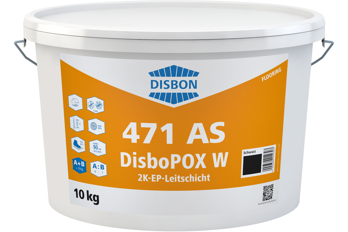 Disbon 471 Disboxid 10,0 kg AS-Grund 2K-Gebinde Schwarz